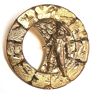 Kate Greenaways “Little Tommy Stout" button. 