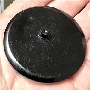 Brass over celluloid Liberty Bell button. 