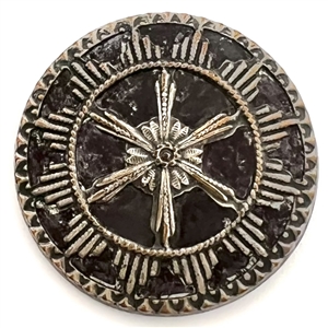 An 18th c. French repoussé button.