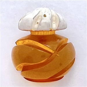 VERY RARE vintage Bakelite realistic perfume bottle. 