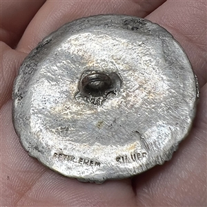 Bethlehem silver button of Jordan architecture.